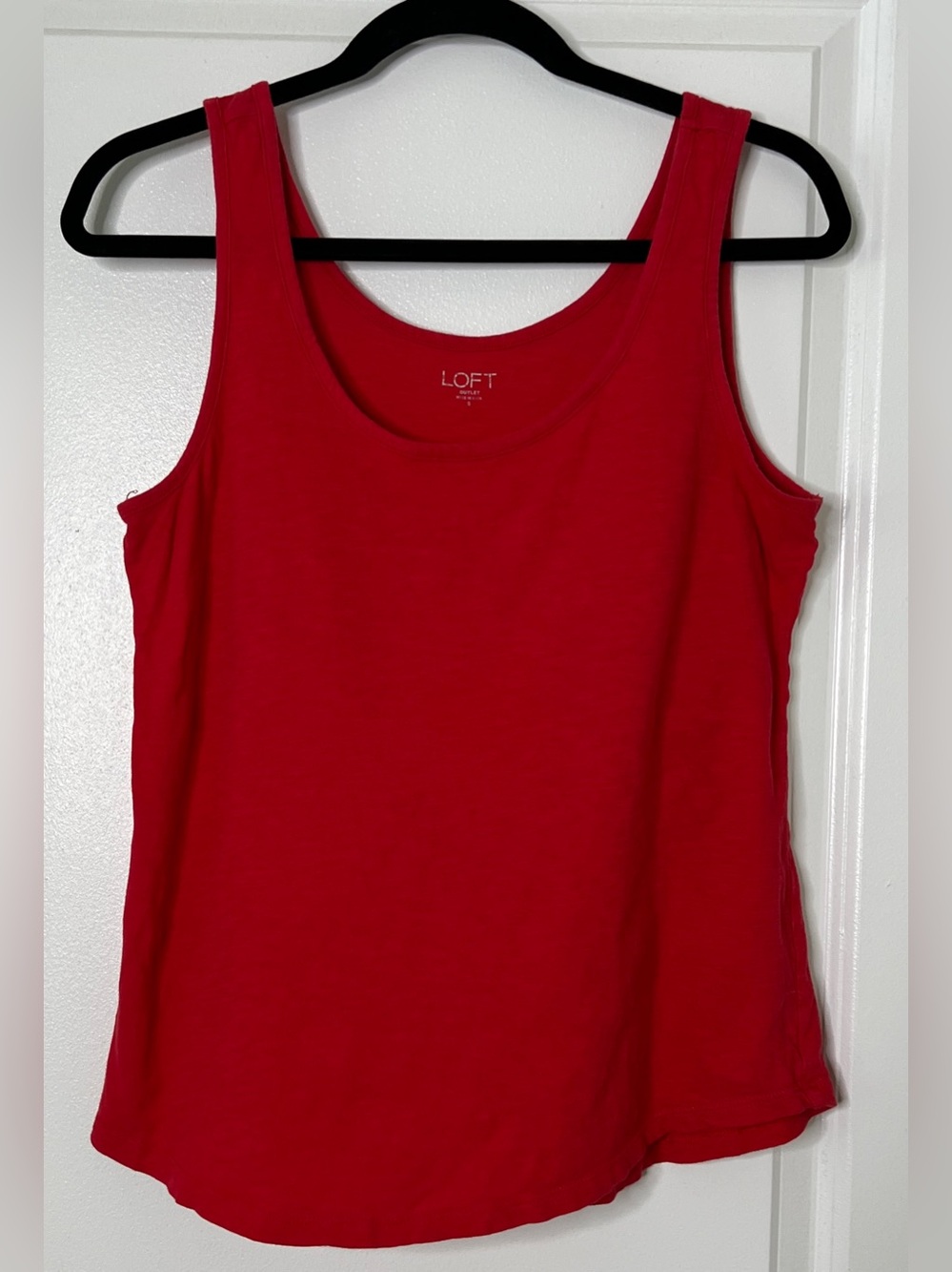 Lot of 3 Banana Republic & LOFT Outlet Red, White & Blue Cotton Tank Top Small
